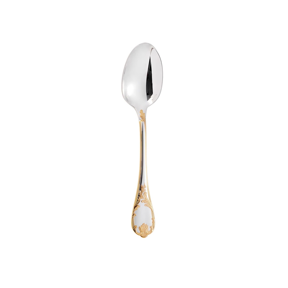 Christofle, Marly, silver plated - gold accent, Coffee spoon