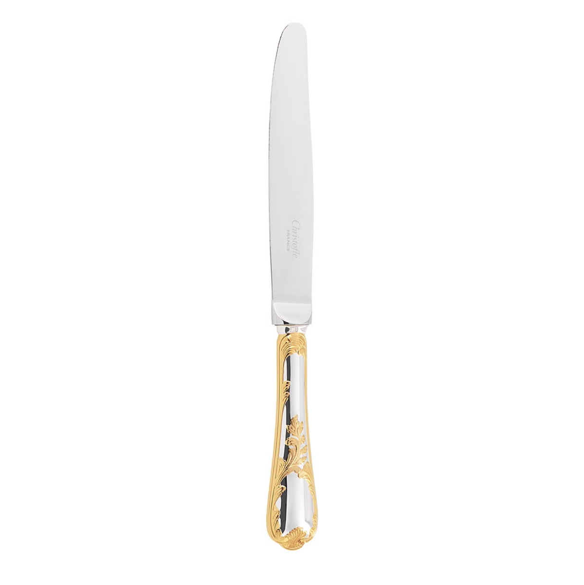 Christofle, Marly, silver plated - gold accent, Standard dinner knife