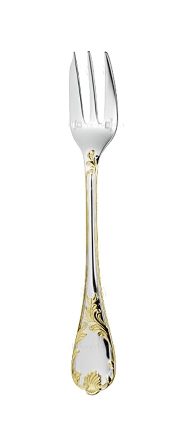 Christofle, Marly, silver plated - gold accent, Cake fork