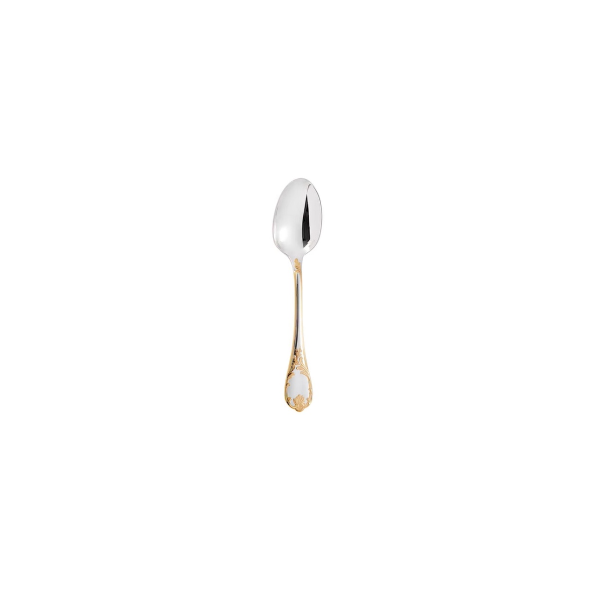 Christofle, Marly, silver plated - gold accent, Espresso spoon