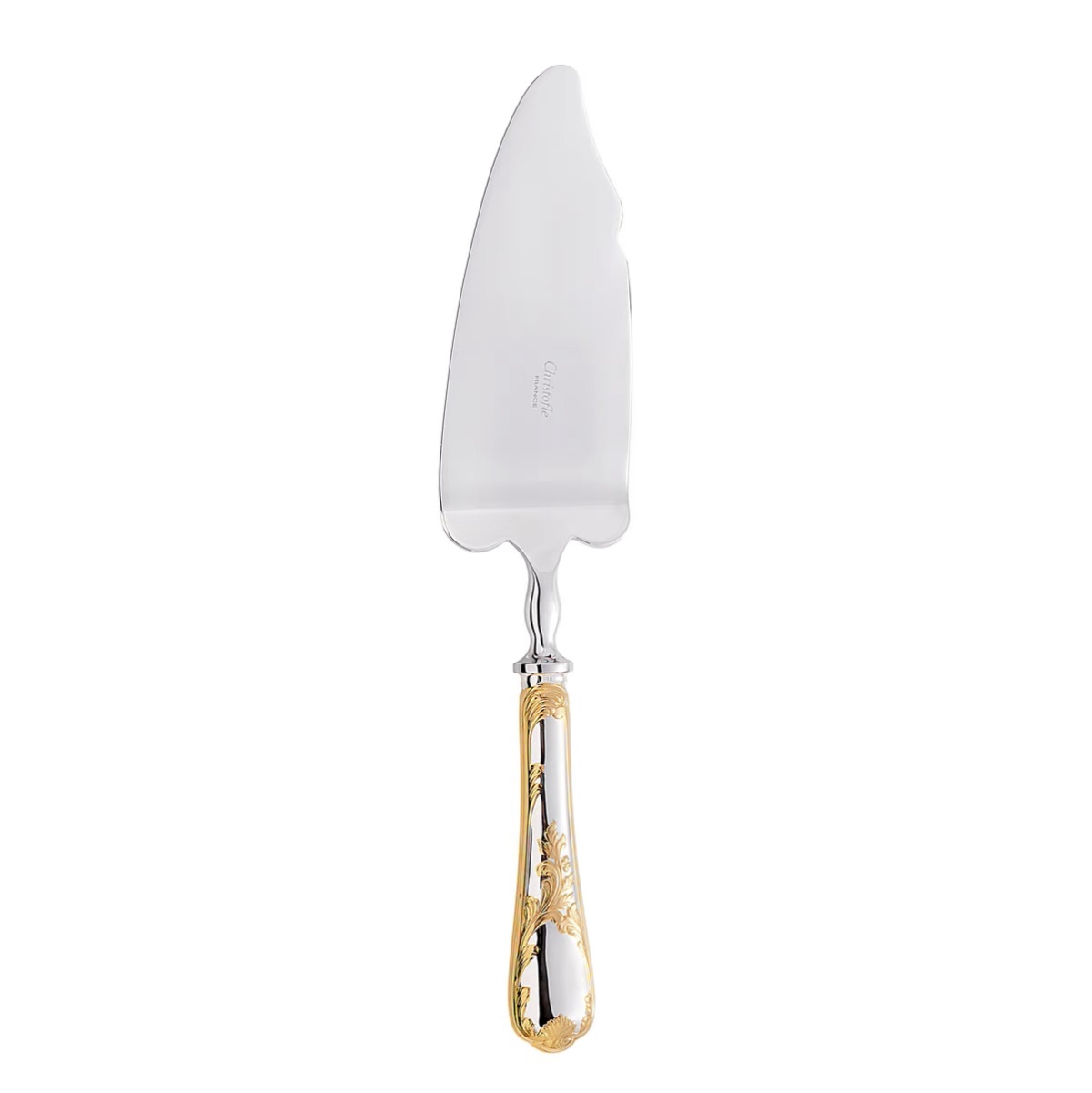 Christofle, Marly, silver plated - gold accent, Cake server