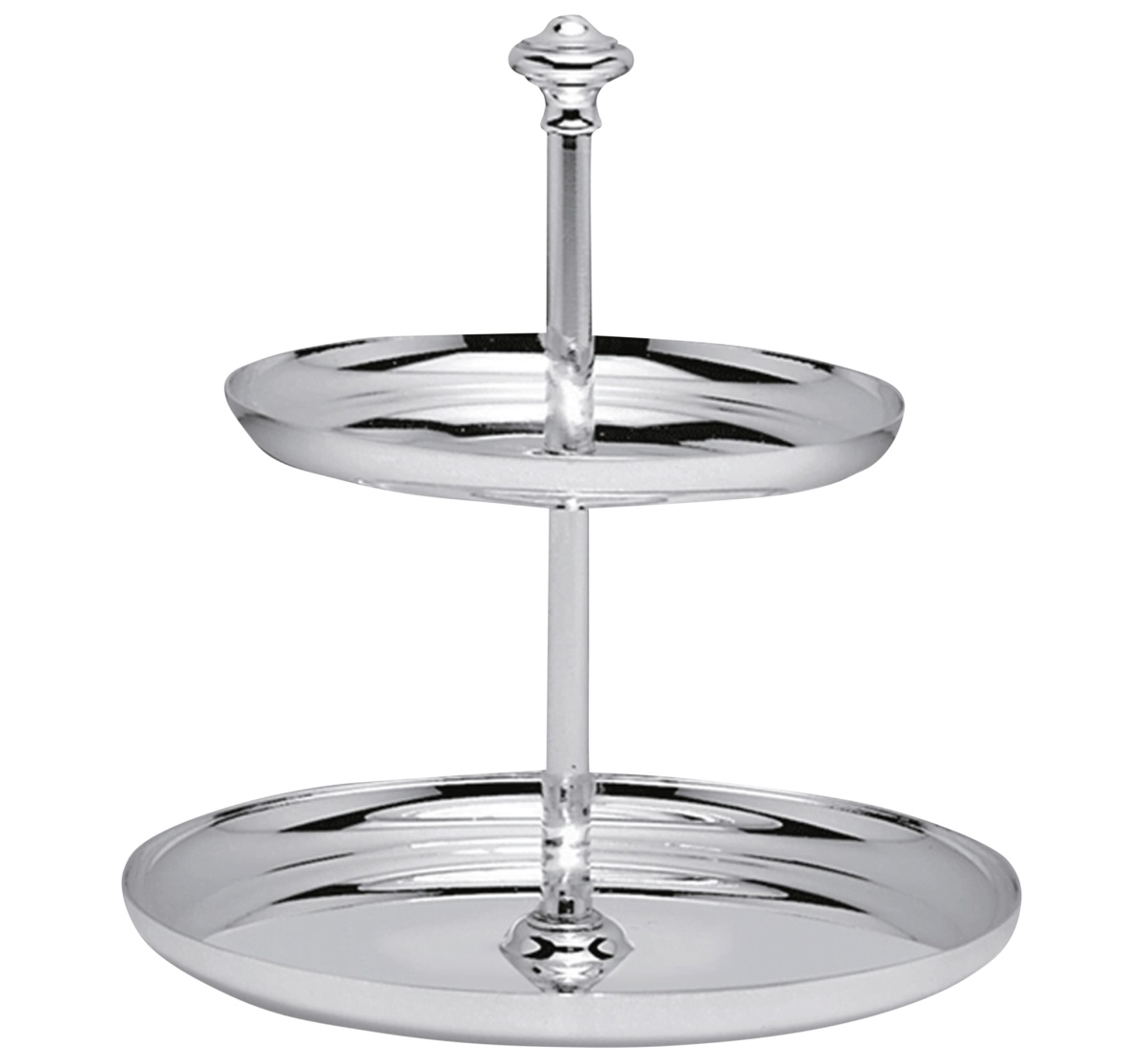 Christofle, Albi accessories, 2 tier pastry stand