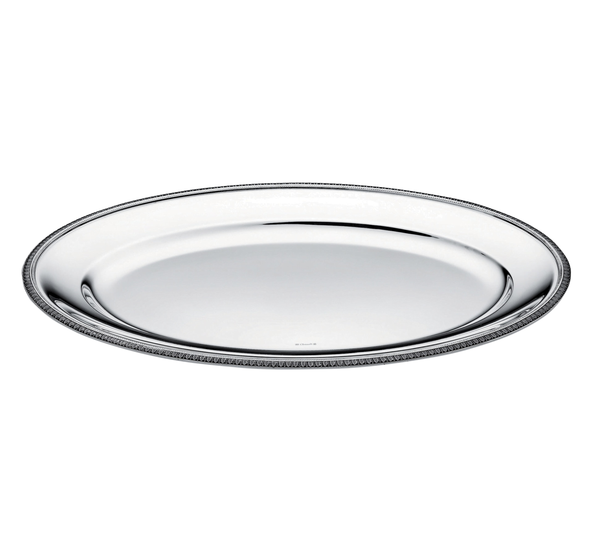 Christofle, Malmaison accessories, Round platter