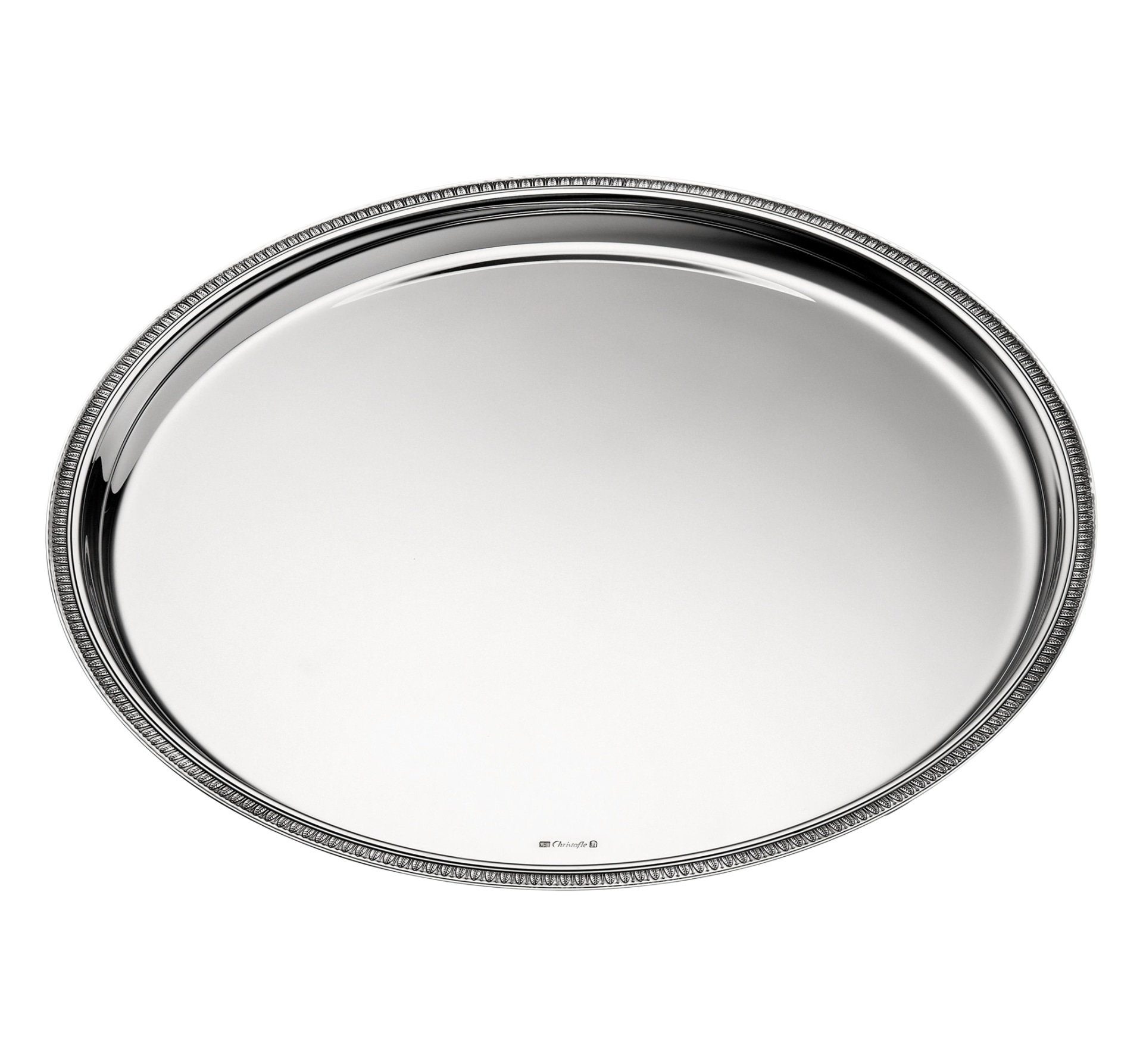 Christofle, Malmaison accessories, Round tray large