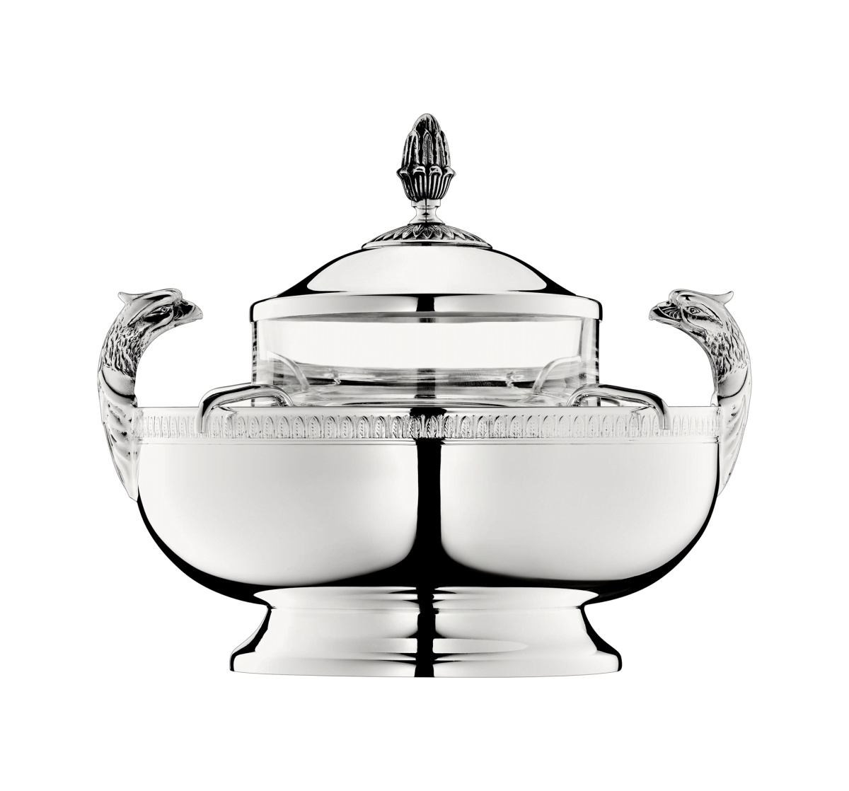 Christofle, Malmaison accessories, Caviar set
