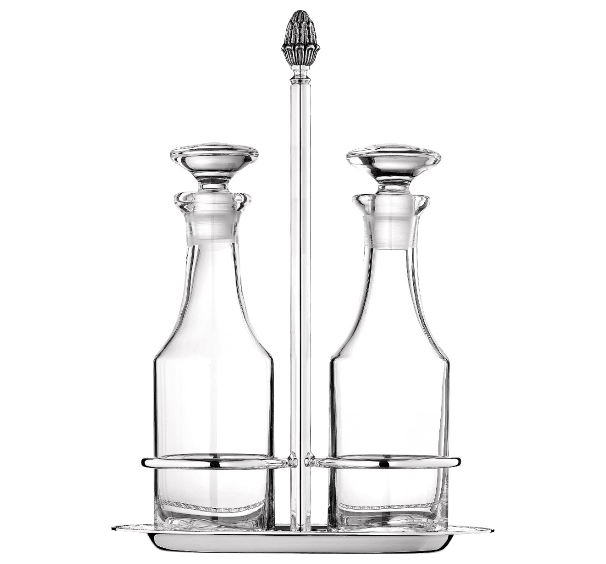 Christofle, Malmaison accessories, Oil & vinegar cruet set