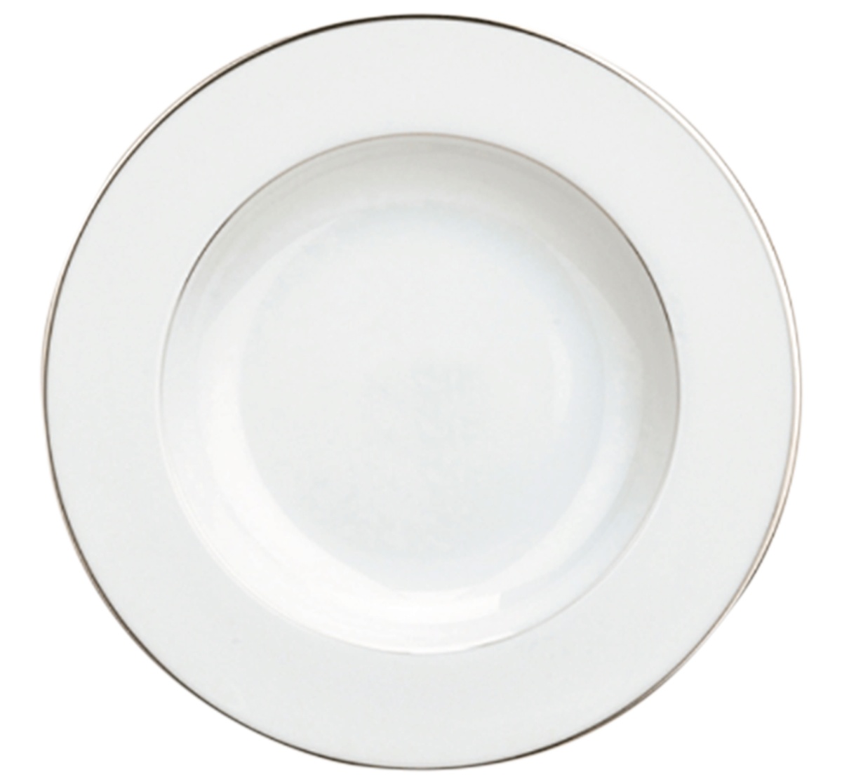 Christofle, 	Albi Platinum, Rimmed soup bowl