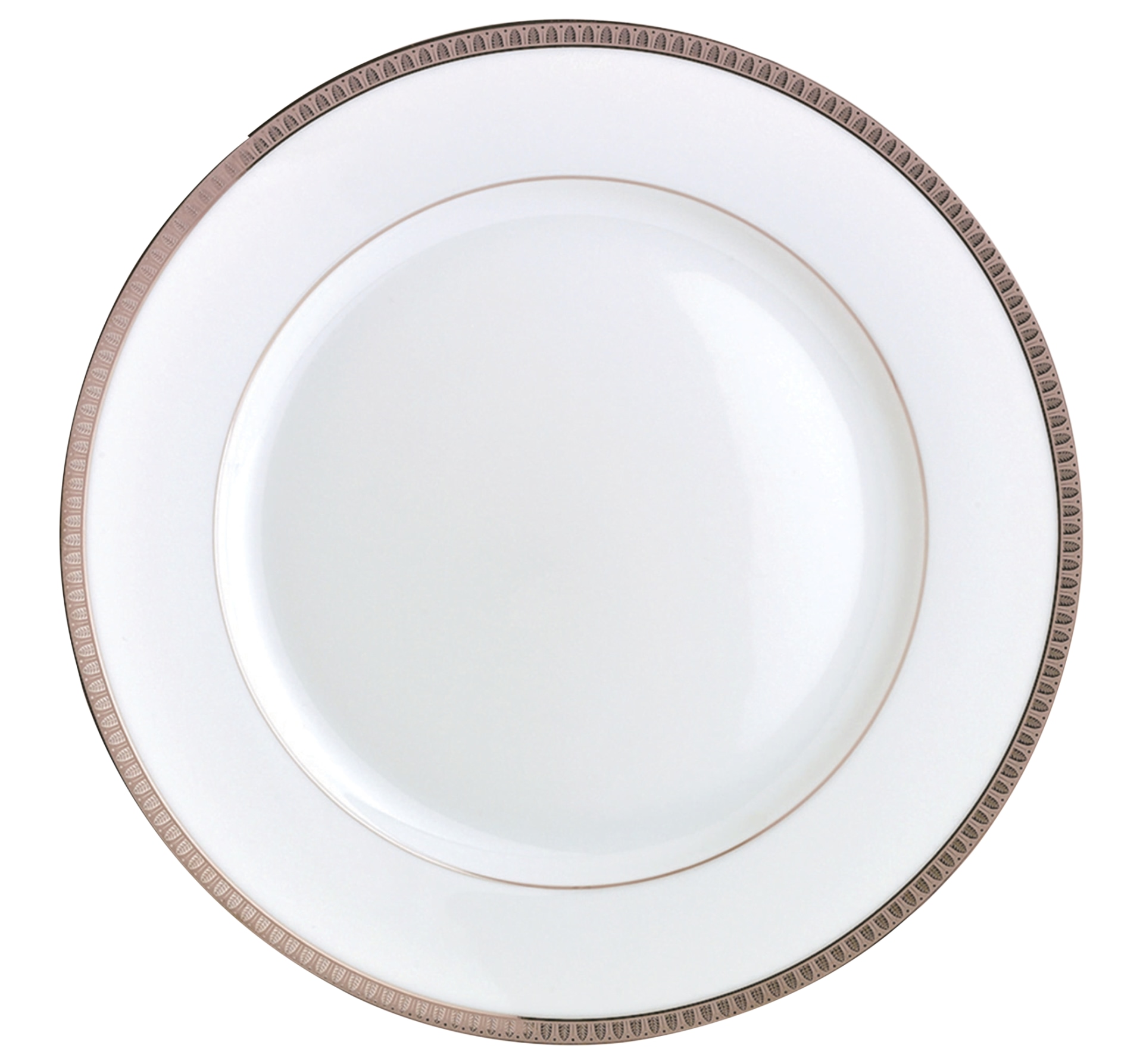 Christofle, Malmaison platinum, Dinner plate