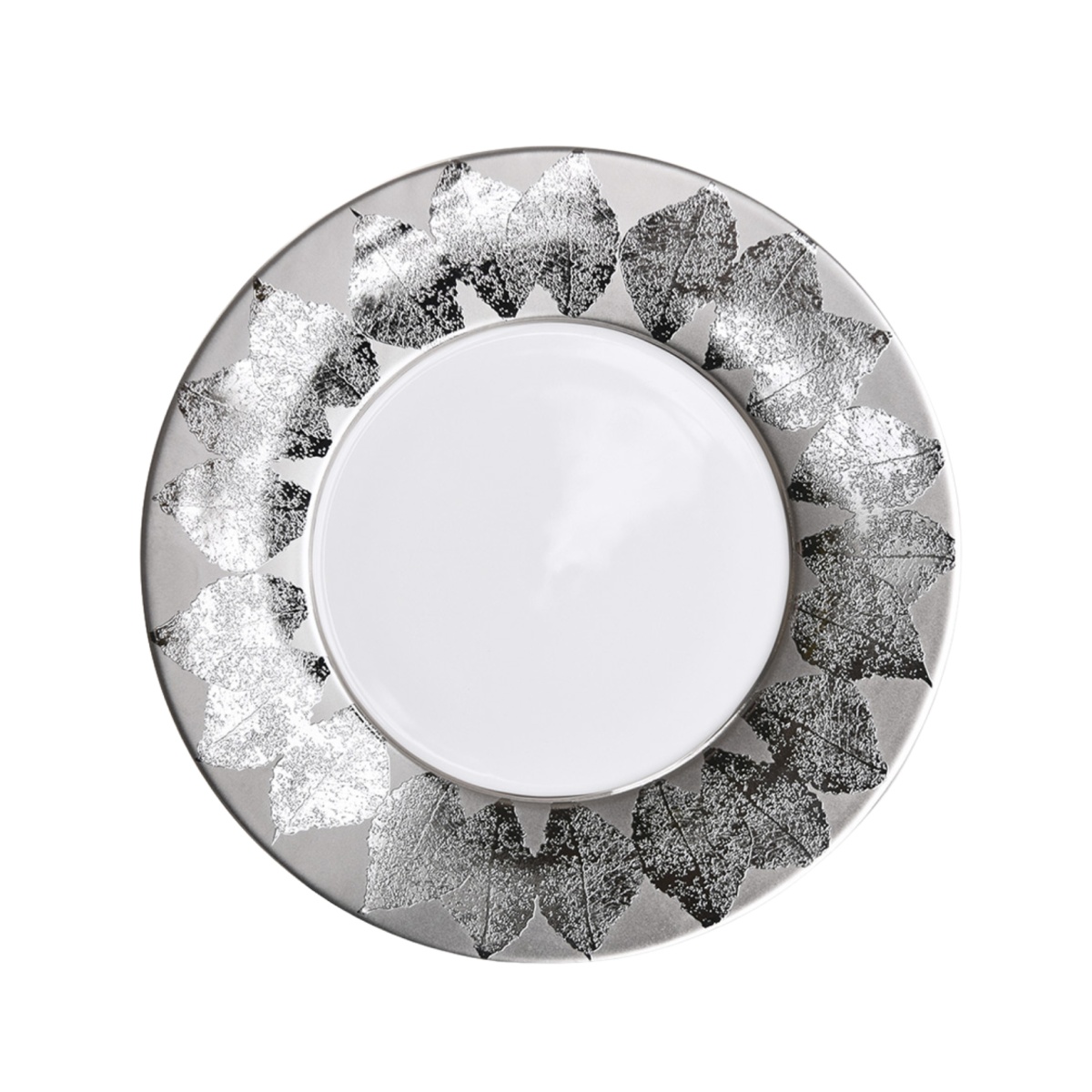 Bernardaud, Silva, Dessert plate with platinum rim