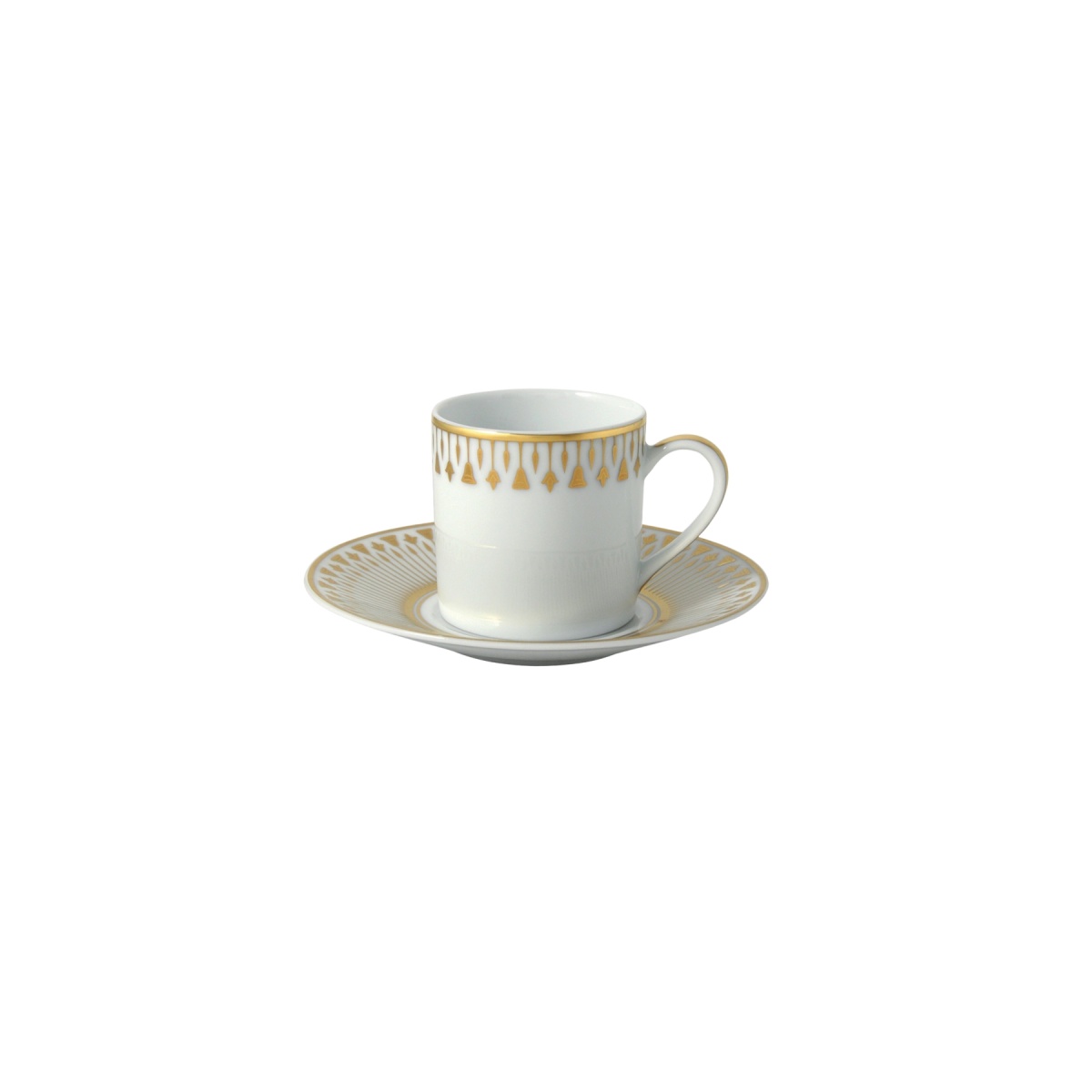 Bernardaud, Soleil levant, Espresso cup and saucer