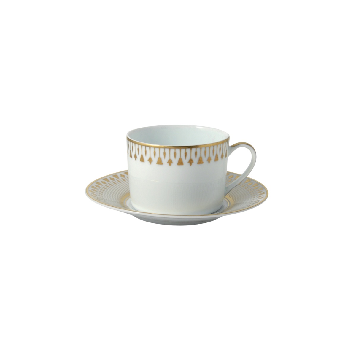 Bernardaud, Soleil levant, Tea cup and saucer