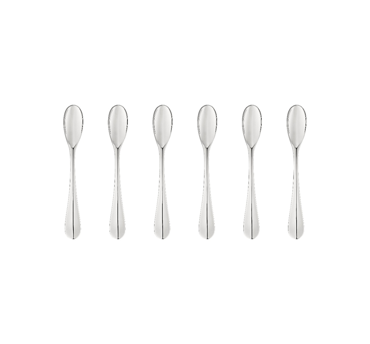 Christofle, Origine cutlery, stainless steel, Espresso spoons, set of 6