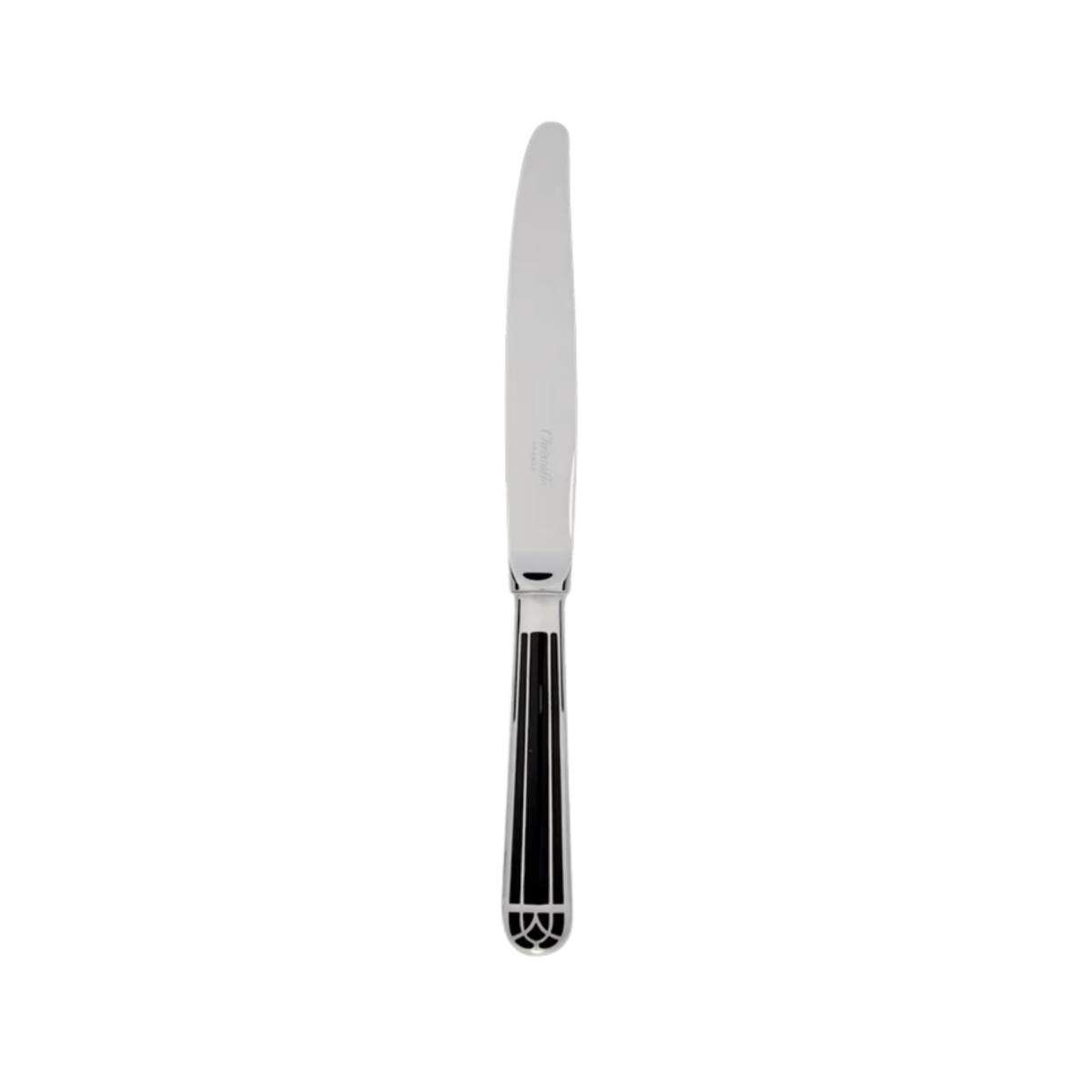 Christofle, Talisman Black cutlery, silver plated, Dessert knife