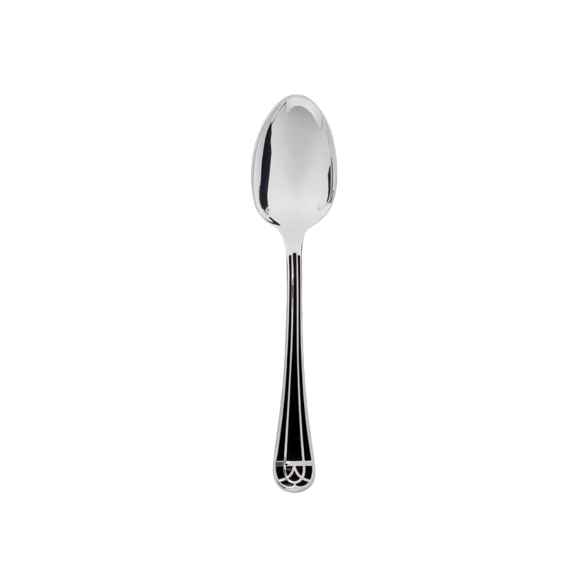 Christofle, Talisman Black cutlery, silver plated, Dessert spoon