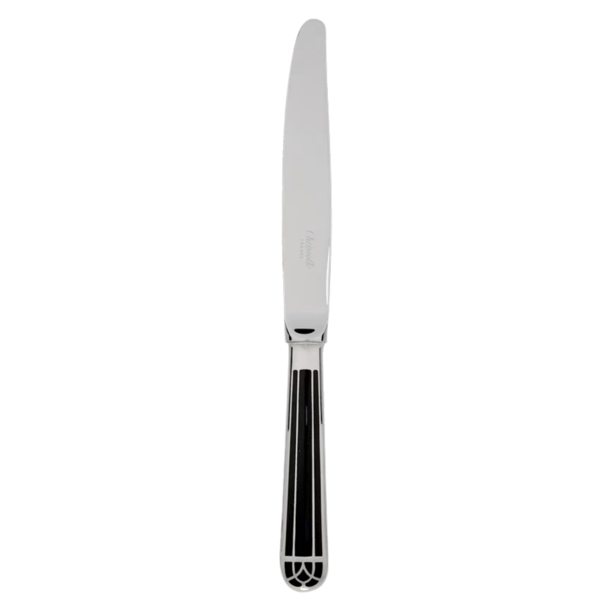 Christofle, Talisman Black cutlery, silver plated, Dinner knife