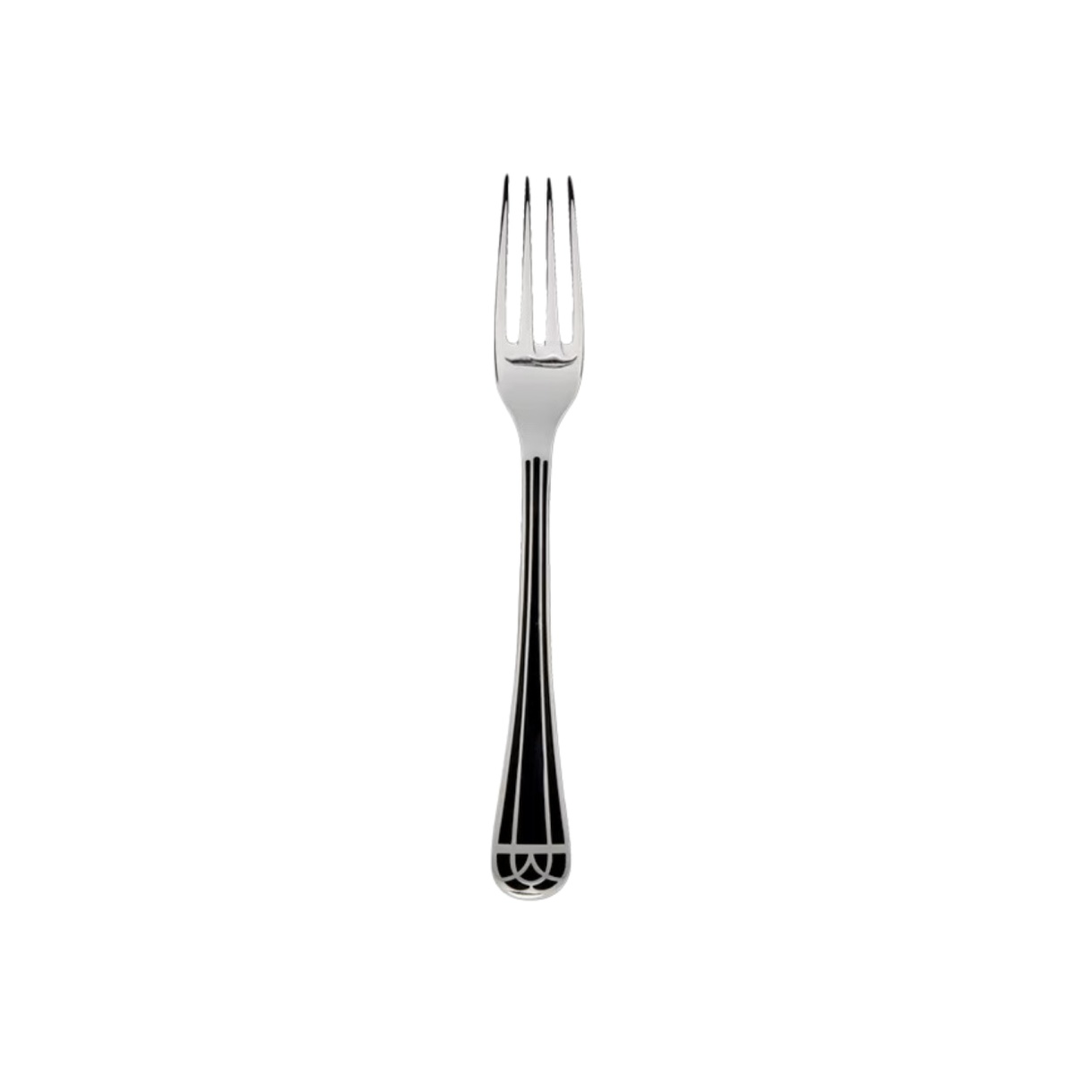 Christofle, Talisman Black cutlery, silver plated, Dessert fork