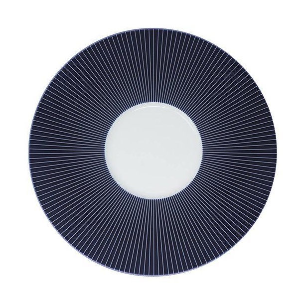 Jaune de Chrome, Bolero Blue, Gourmet plate