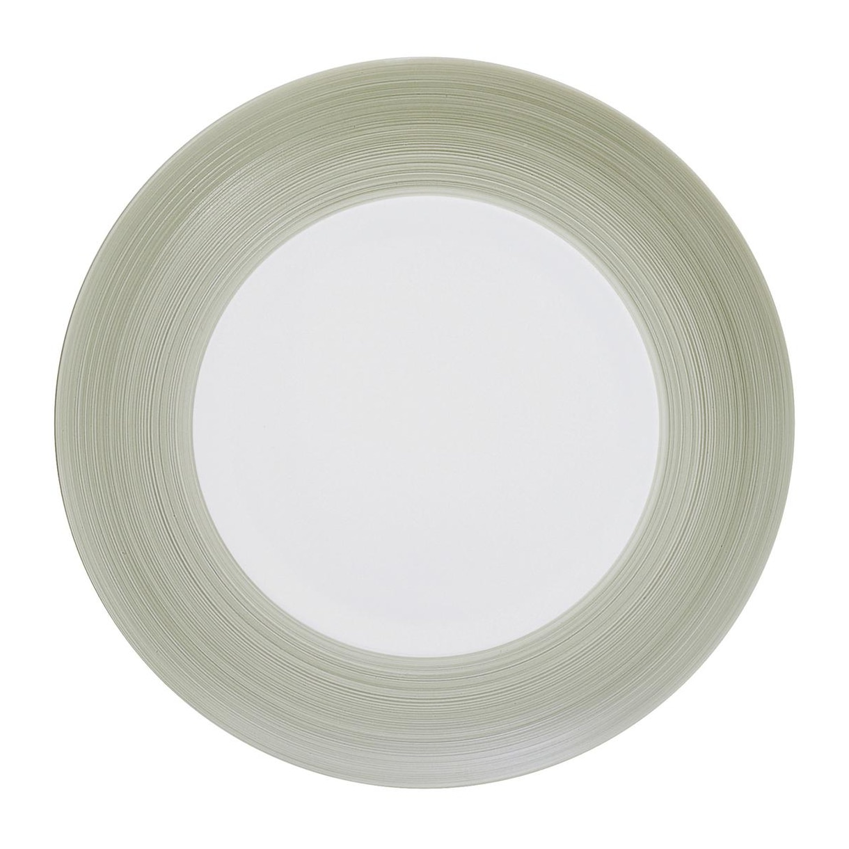 J.L Coquet, Hémisphère Kaki Green, Flat dish medium