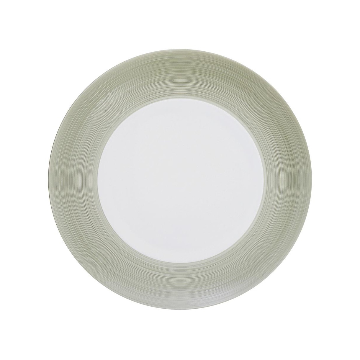 J.L Coquet, Hémisphère Kaki Green, Flat dish small