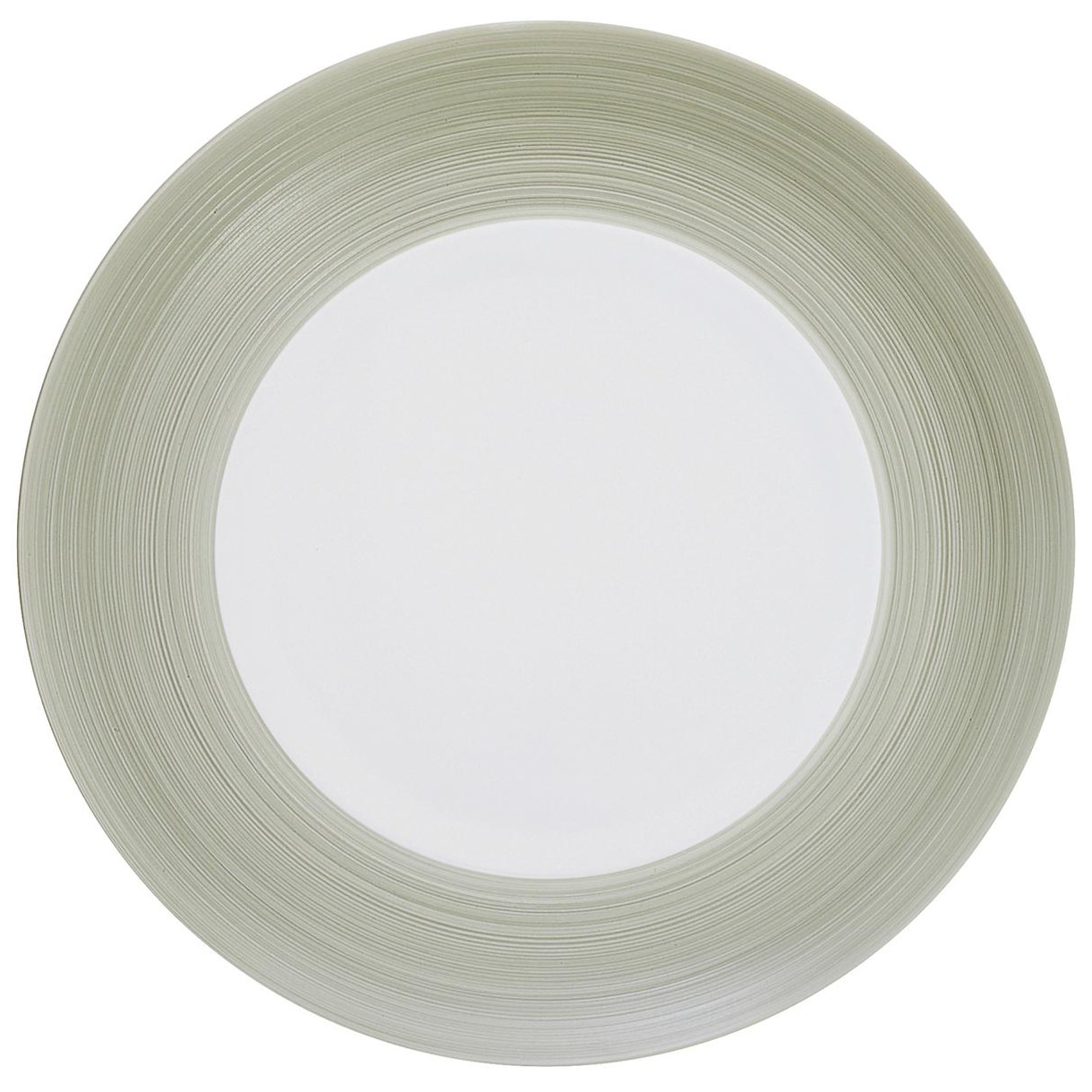 J.L Coquet, Hémisphère Kaki Green, Flat dish large