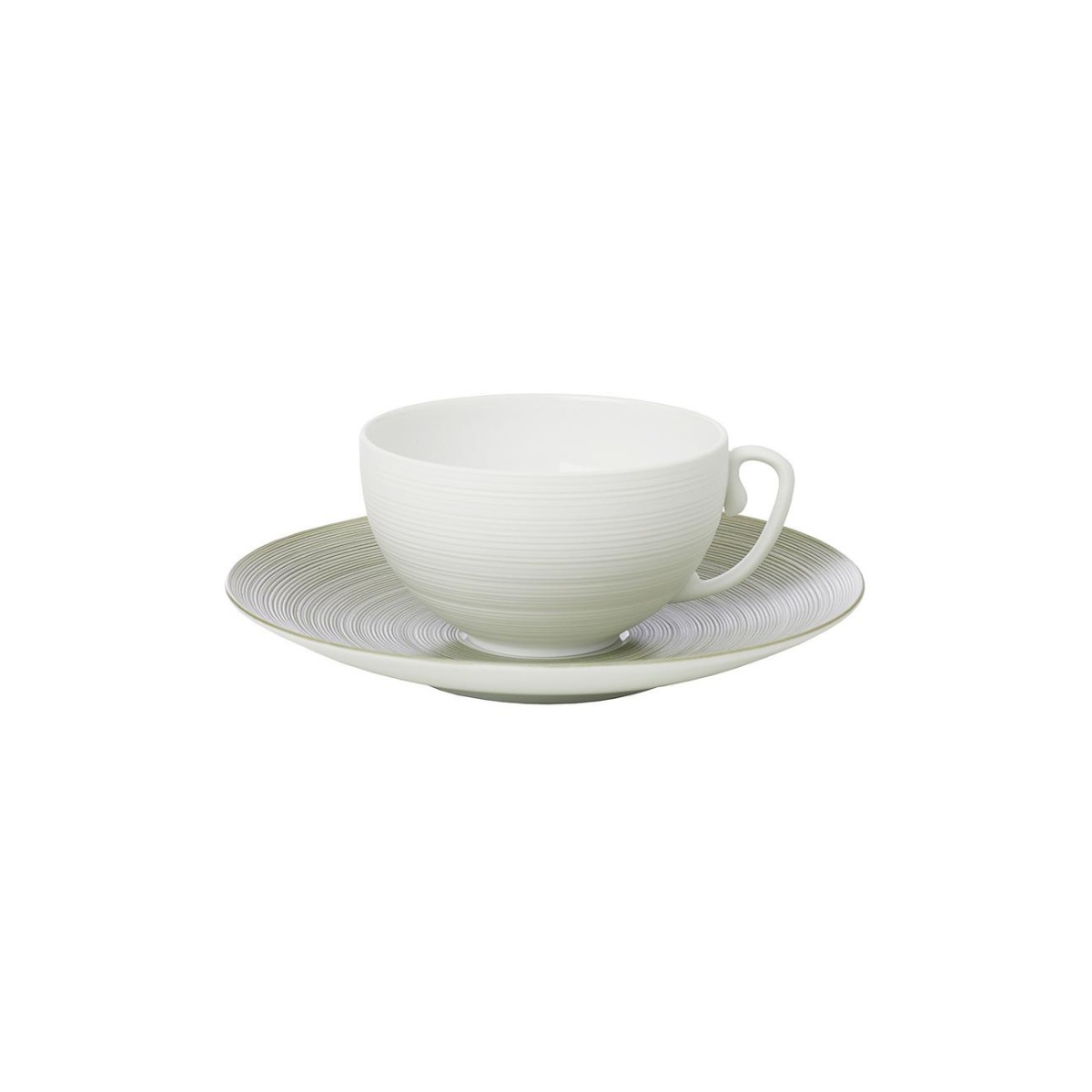 J.L Coquet, Hémisphère Kaki Green, Tea saucer