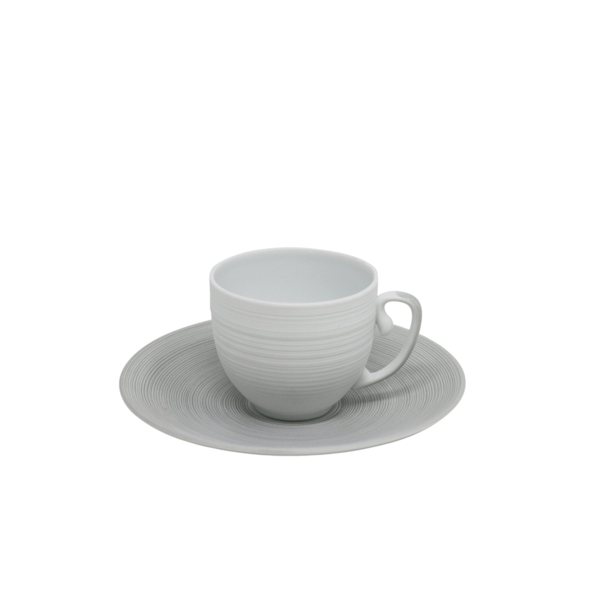 J.L Coquet, Hémisphère Grey, Coffee saucer
