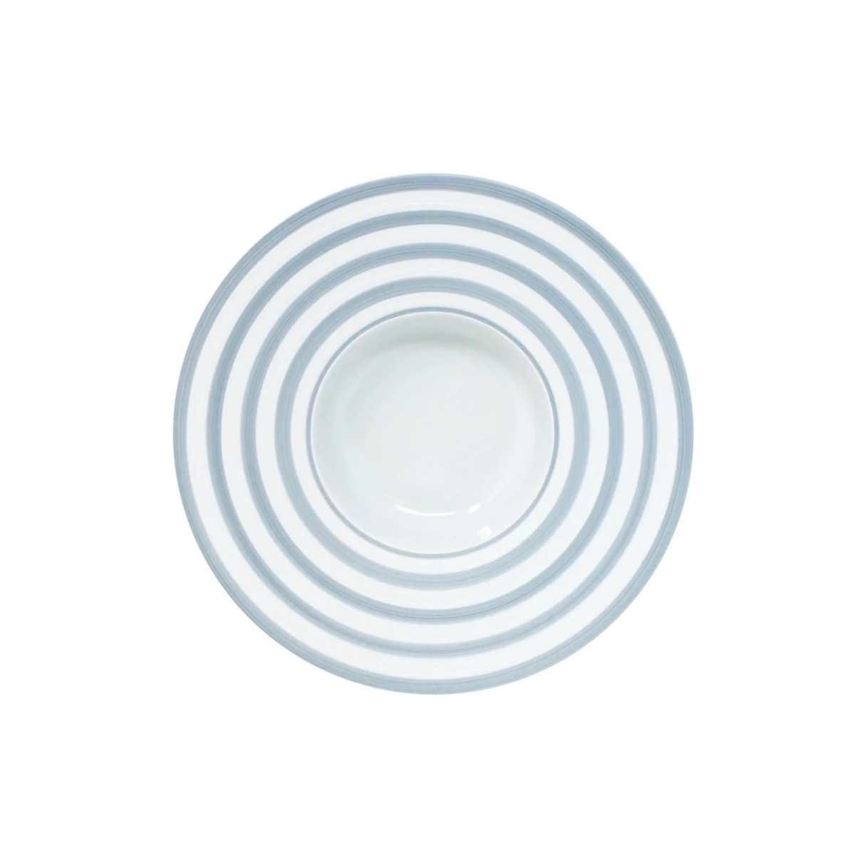 J.L Coquet, Hémisphère Storm Blue, Rim soup plate, small