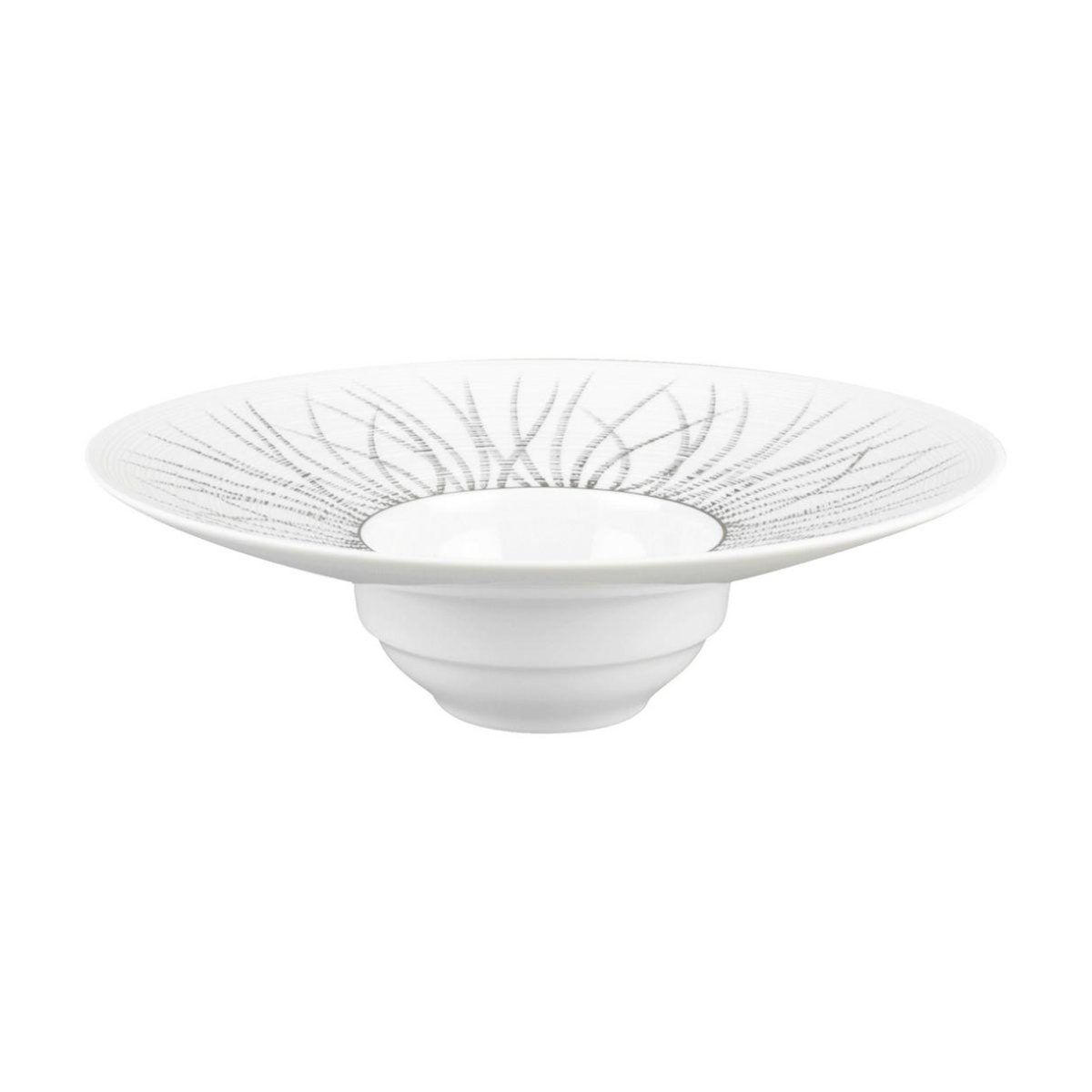 J.L Coquet, Hémisphère Tundra Platinum, Rim soup plate medium