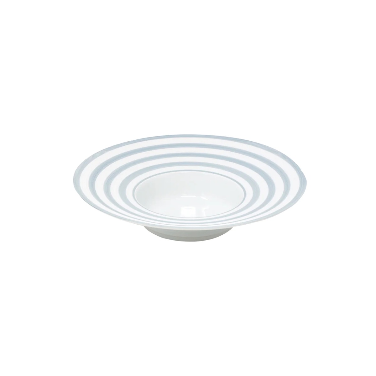 J.L Coquet, Hémisphère Storm Blue, Rim soup plate, medium