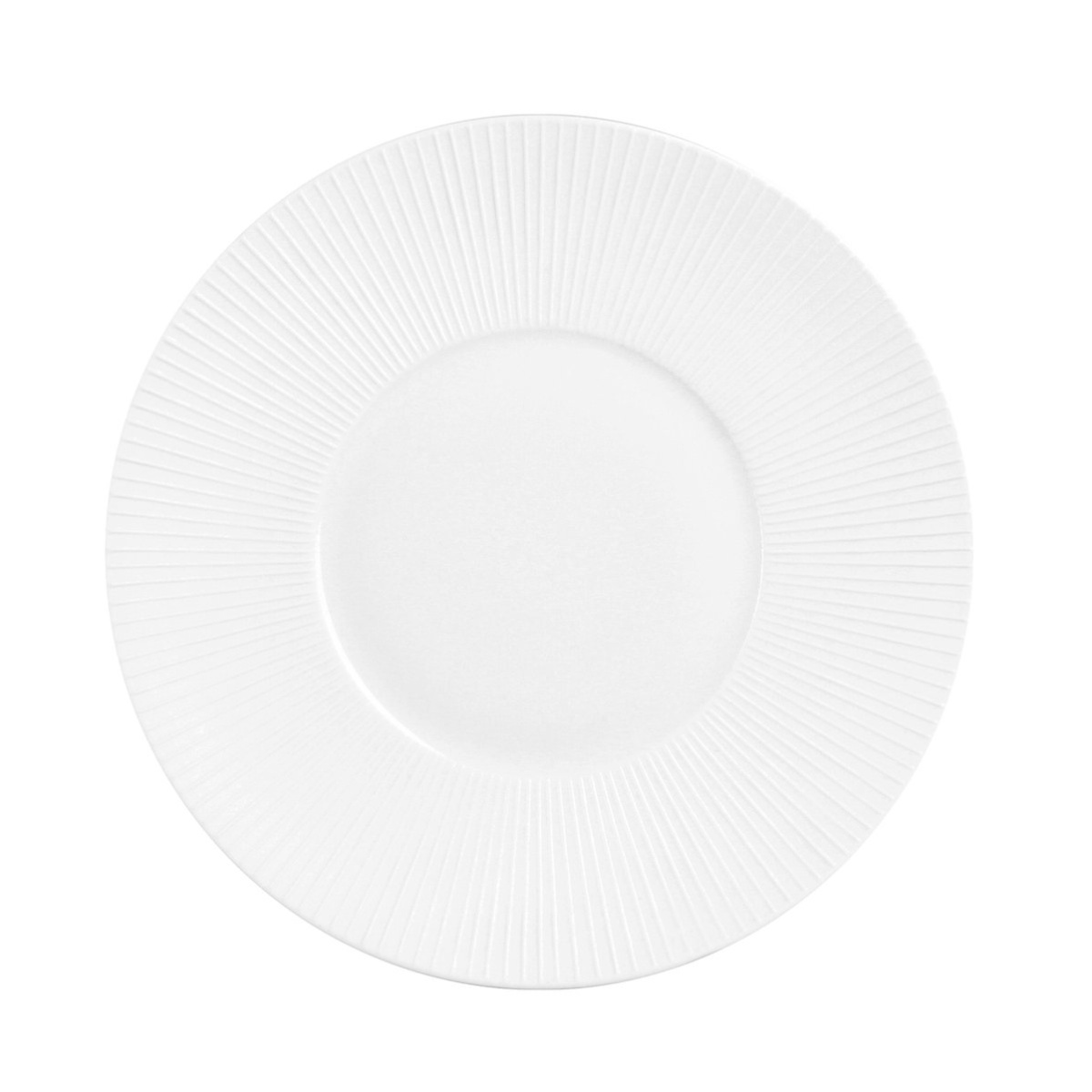 J.L Coquet, Bolero White Satin, Charger plate