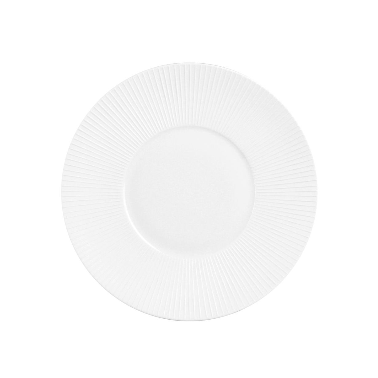 J.L Coquet, Bolero White Satin, 29cm plate