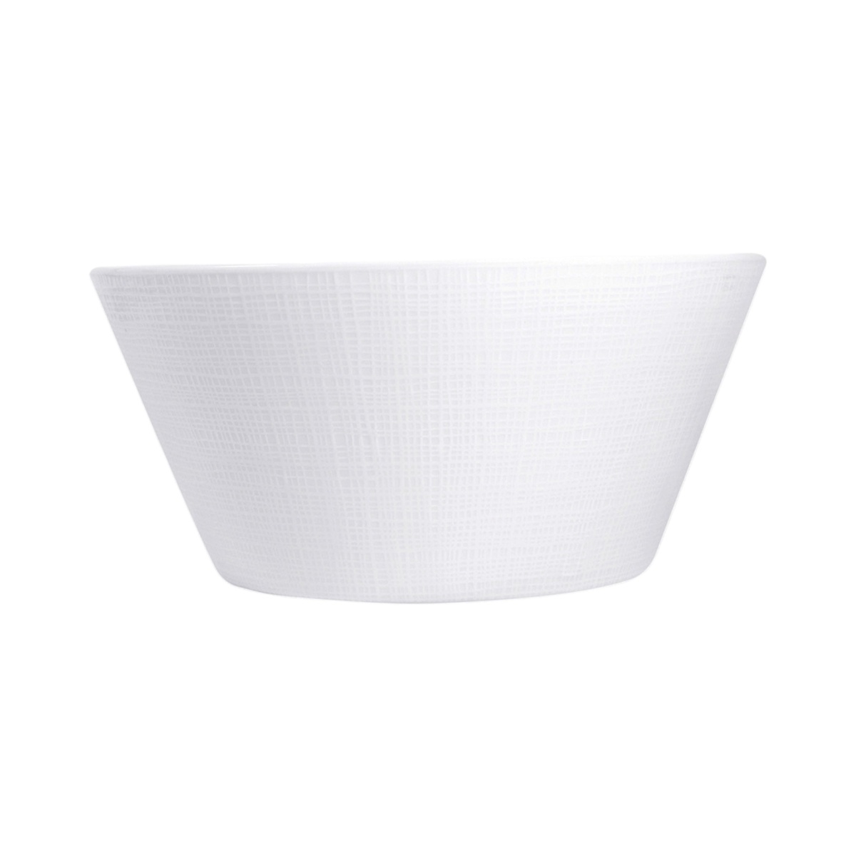 Bernardaud, Organza White, Salad bowl large