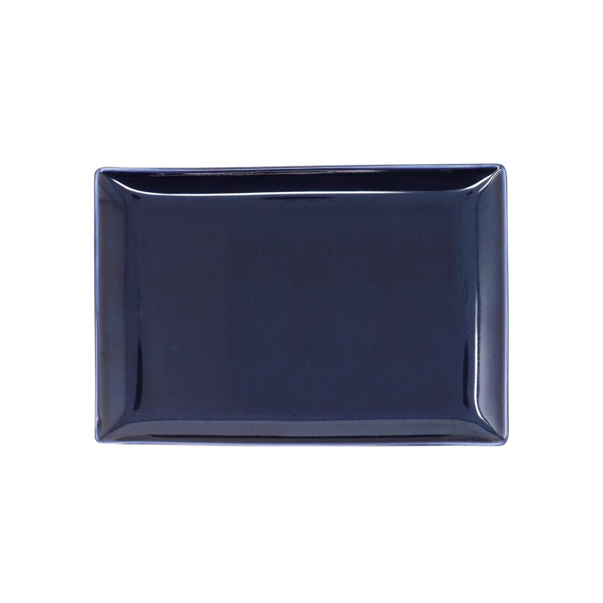 Jaune de Chrome, Bolero Blue, Rectangular tray, large