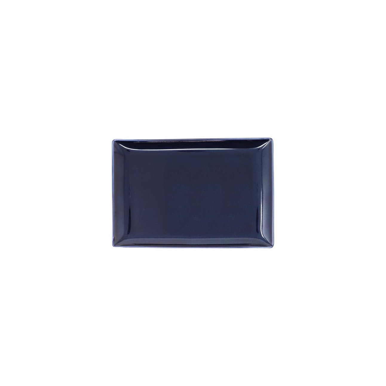 Jaune de Chrome, Bolero Blue, Rectangular tray, small