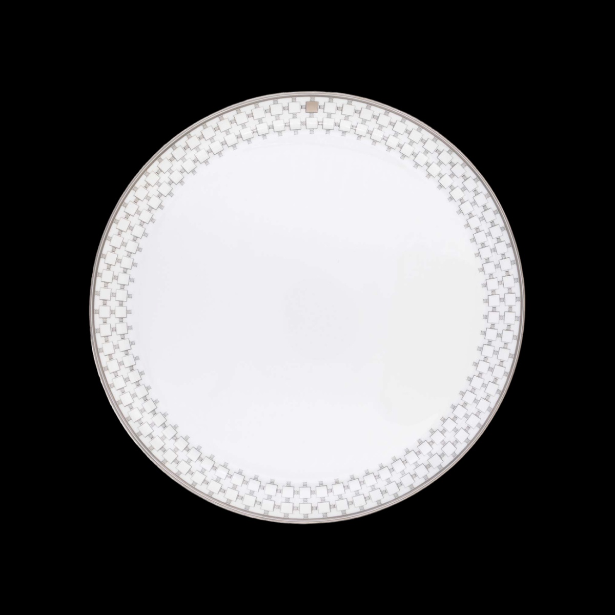 Robert Haviland & C. Parlon, Home Platinum, Round flattarte dish