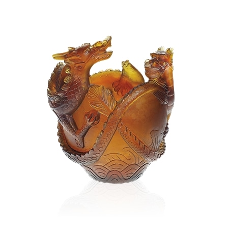 Daum, Univers Animaliers, Dragon vase, 888 ex