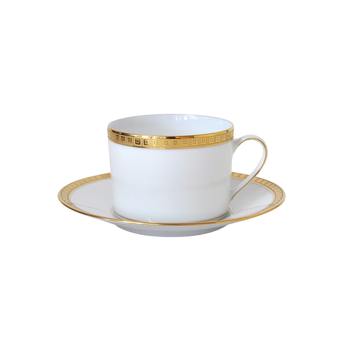 Bernardaud, Athena Gold, Tea cup and saucer