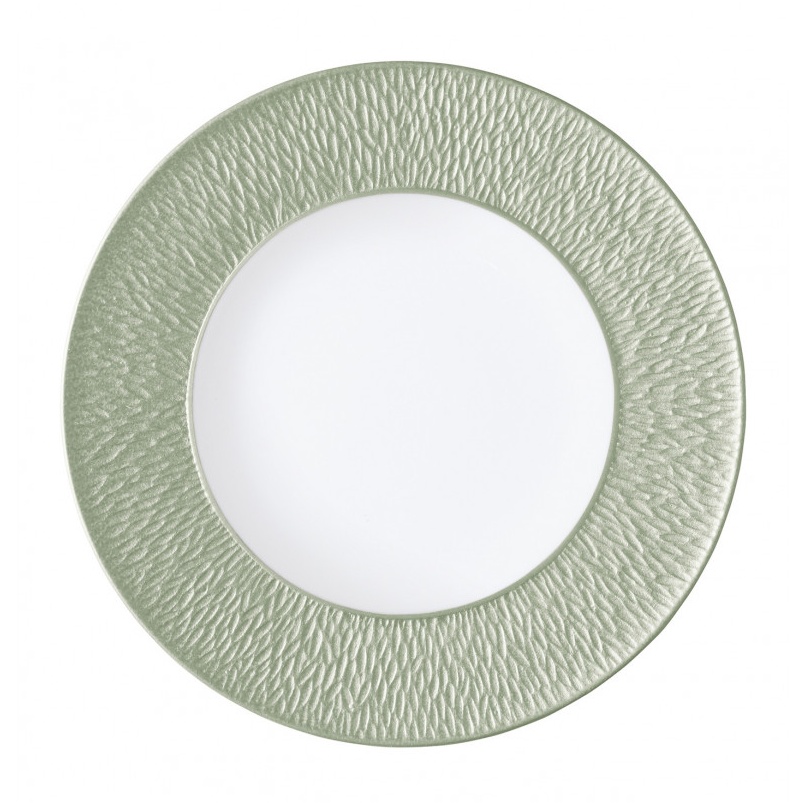 Raynaud, Minéral irisé Celadon, Presentation plate