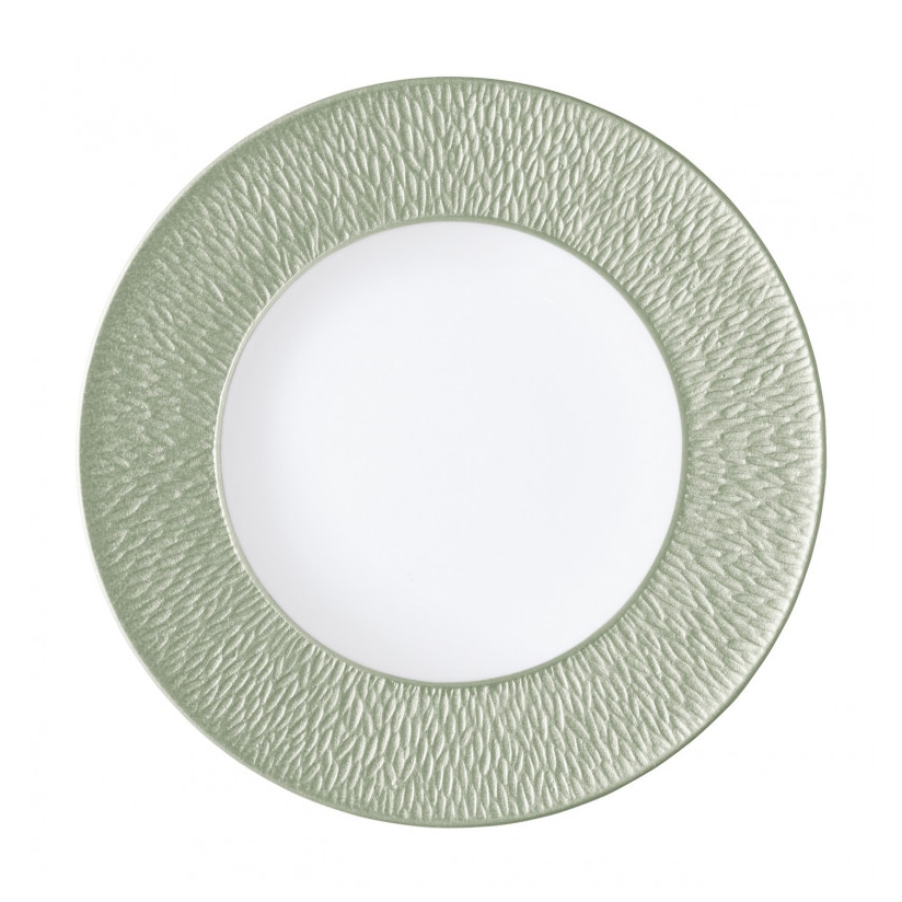 Raynaud, Minéral irisé Celadon, Presentation plate