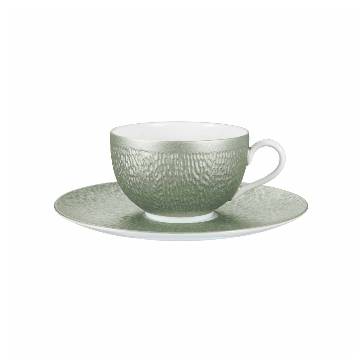 Raynaud, Minéral irisé Celadon, Tea extra or chinese soup bowl saucer