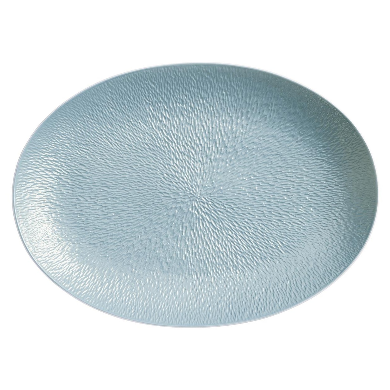 Raynaud, Minéral irisé Sky Blue, Oval platter