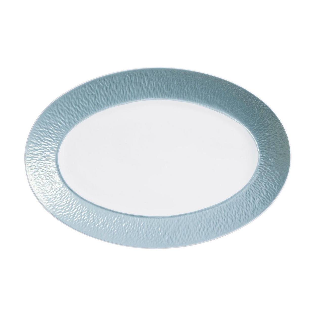 Raynaud, Minéral irisé Sky Blue, Oval platter