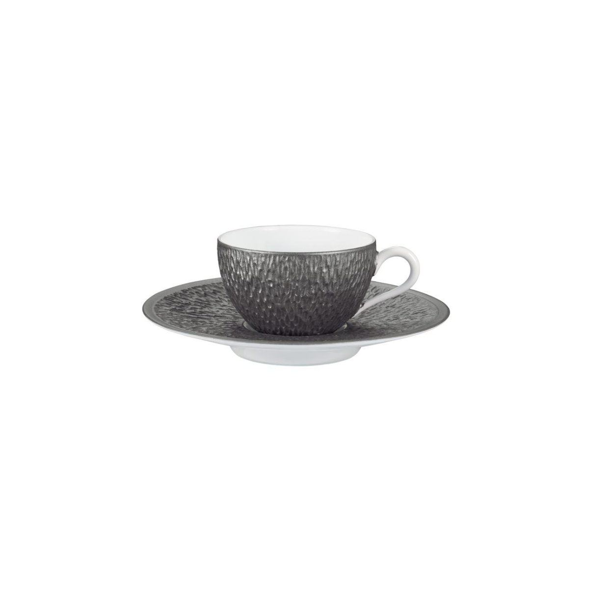 Raynaud, Minéral irisé Dark Grey, Moka saucer