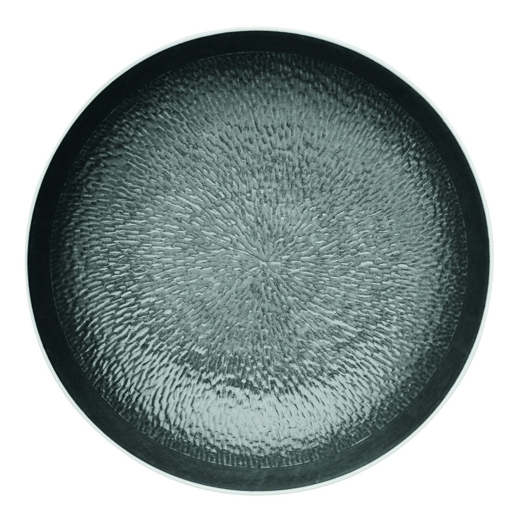 Raynaud, Minéral irisé Black, Coupe plate deep