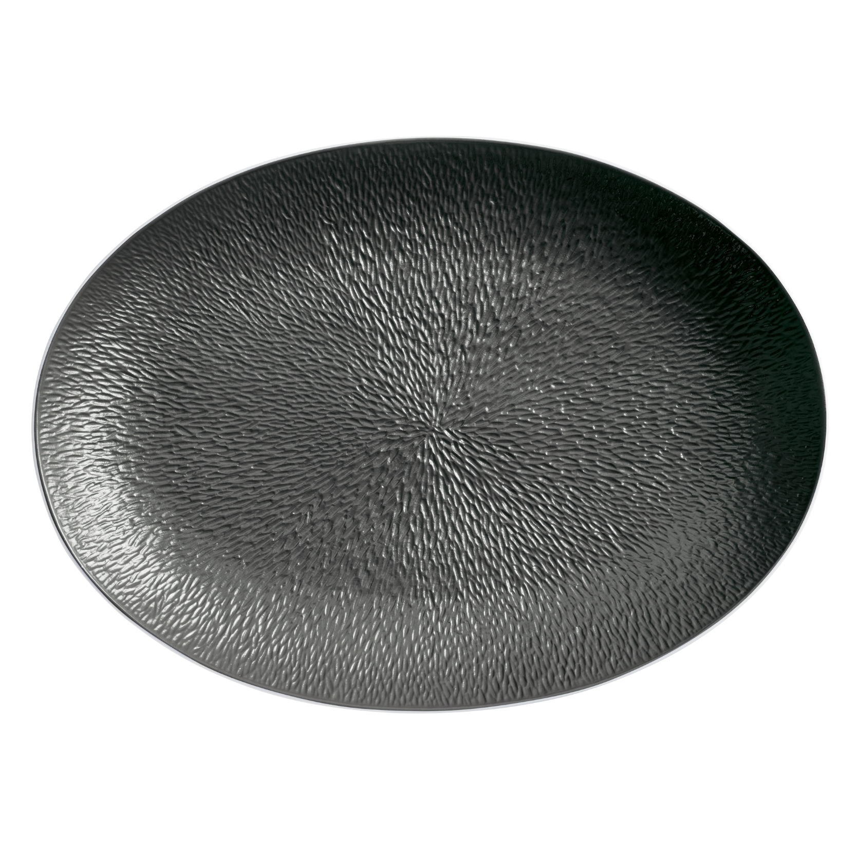 Raynaud, Minéral irisé Black, Oval platter