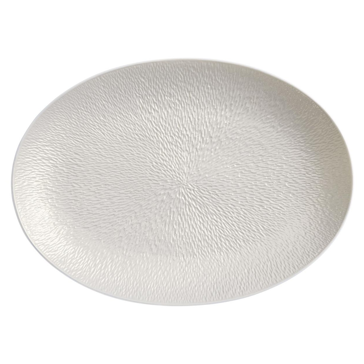 Raynaud, Minéral irisé Pearl Grey, Oval platter