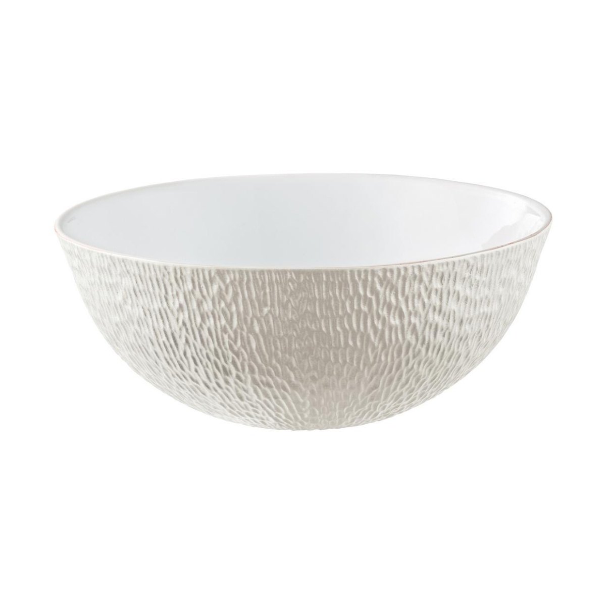 Raynaud, Minéral irisé Pearl Grey, Calabash shaped salad bowl