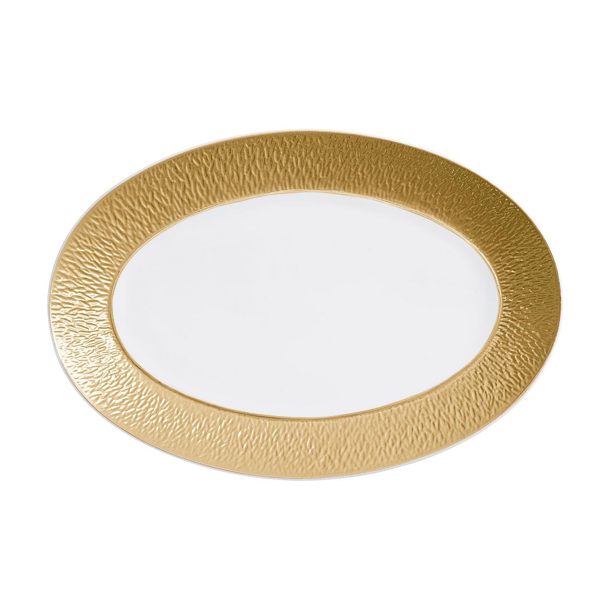 Raynaud, Minéral gold, Oval platter small