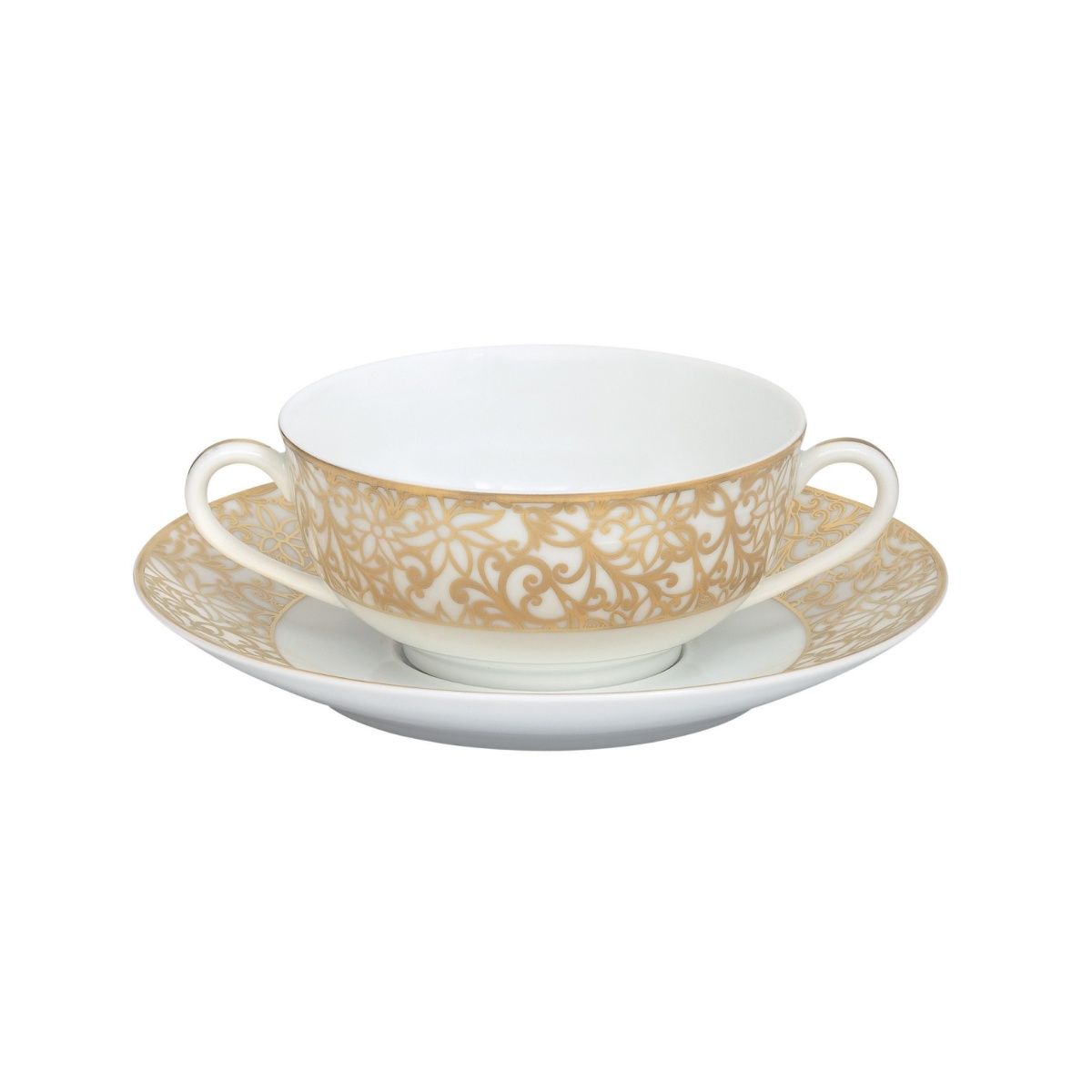 Raynaud, Salamanque Gold, Breakfast or cream soup saucer