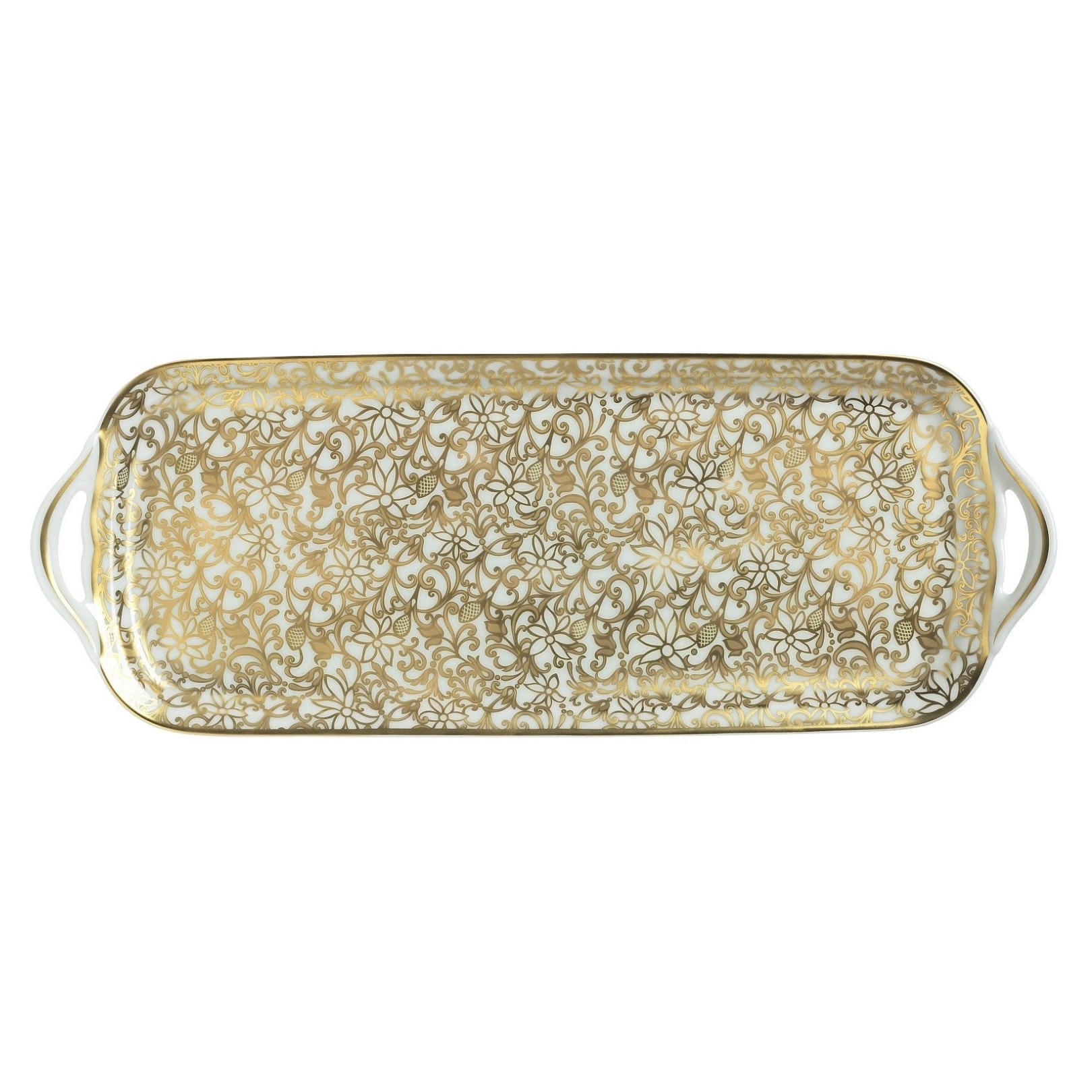 Raynaud, Salamanque Gold, Long cake platter